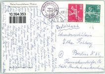 Pilatus Krienseregg - Naturfreundehaus Sonderstempel Jodlerfest 1962 Luzern