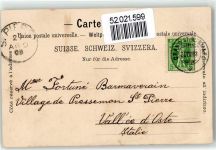 1933 Sembrancher 1903 Lithographie Bernhardiner Hotel St. Bernhard