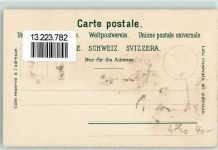 Lithographie Trachten Kuhhirte Edelweiss Enzian