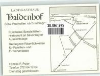 8272 Ermatingen FOTO KEINE AK Gasthaus Haldenhof