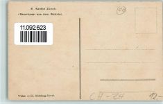 8000 Zürich - Bauernpaar aus dem Wehntal Trachten