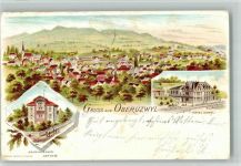 9242 Oberuzwil BOAKC Gemeindehaus Hotel Uzwil Lithographie