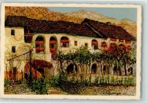 6648 Minusio Künstlerkarte Casa dei Landvogti E. Zuppinger