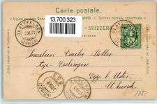 8192 Glattfelden 1901 BOAKC Zwirnerei Lithographie