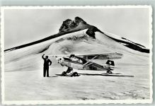 Gebrauchsspuren Glacier des Diablerets et Scex Rouge Propellerflugzeug