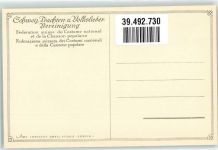 8767 Elm - Schw. Trachten-und Volksliedervereinigung Frauen in Tracht sign. Paul Wyss