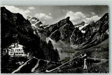 9057 Wasserauen - Gasthaus Seealpsee Alphornbläser