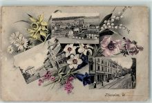 2720 Tramelan 1908 Gebrauchsspuren Enziane Edelweiss