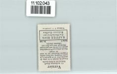 1214 Vernier - Vignette Wappen Kaffee Hag ca 1920-1940