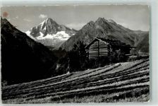 3944 Unterbäch VS Foto AK Bietschhorn Foto Klopfenstein