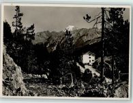 7532 Tschierv - Berggasthaus Süsom Givé Ofenpasshöhe Ausblick von einem Spazierweg auf dem Ortler
