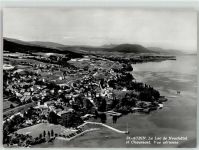 2024 St-Aubin NE - Fliegeraufnahme Le Lac de Neuchatel et Chaumont