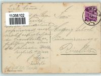 8752 Näfels - Häuserkarte Ahornalp mit Blick gegen Rauti und Mürtschen bei Näfels