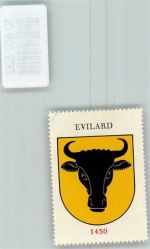 2533 Leubringen Evilard - Vignette Wappen Kaffee Hag 1920-1940