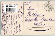 7057 Langwies 1918 Foto AK Eisenbahn Langwieser Viadukt Chur-Arosa-Bahn Feldpost