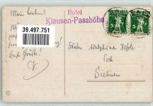 8751 Urnerboden 1921 - Klausenstrasse Vogelschau