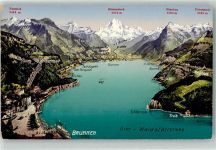 6468 Attinghausen - Vierwaldstätter See Vogelschau