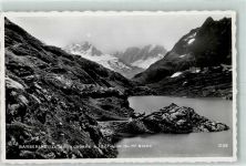 Barberine Le lac la cabane et la chaine du Mt Blanc
