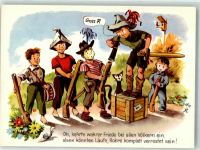 8887 Mels - Aktion Weisstannentals Karikatur Kinder Waffen Kinder in Uniform