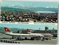 8302 Kloten - Swissair Boeing 747 B Boeing DC 8