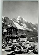 Scheidegg 1960 Foto AK Hotel Gasthaus Des Alpes Kleine Scheidegg