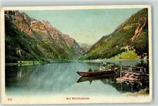 8750 Klöntal - See Ruderboot