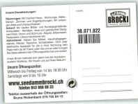 8832 Wollerau Werbe AK Geschäft Dienstleistungen Brocki