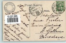 8000 Zürich Lithographie / Künstlerkarte Schützenumzug klassischer Sonderstempel Fahne