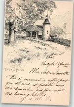 1814 La Tour-de-Peilz 1901 Künstlerkarte sign. Meltzer