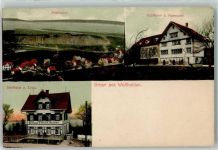 9427 Wolfhalden 1912 - Mühltobel Gasthaus Zur Harmonie Gasthaus Zur Erika