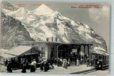 3823 Eigergletscher Winter Bahnhof Station Eigergletscher