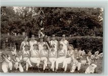 8000 Wiedikon Zürich 1929 - Turnergruppe mit Fahne und Siegerkranz AK