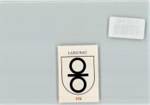 8135 Langnau am Albis - Vignette Wappen Kaffee Hag ca 1920-1940