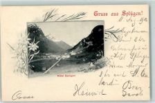 7435 Splügen 1902 Gebrauchsspuren Hotel