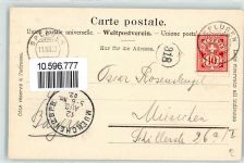 7435 Splügen 1902 Gebrauchsspuren Hotel