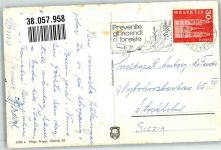 6710 Biasca Foto AK Kirche S. Pietro Wasserfall S. Petronilla Straße