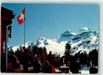 8842 Unteriberg Winter Gasthaus Sportplatz