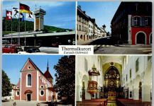 5330 Bad Zurzach - Kirche, Innenansicht, Fahnen