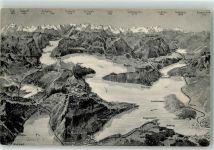 6374 Buochs - Vierwaldstättersee Vogelschau Zugersee