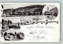 5707 Seengen 1905 BOAKC mit Schloss Hallwyl Lithographie