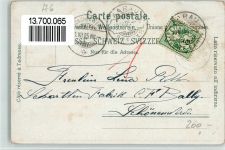 5707 Seengen 1905 BOAKC mit Schloss Hallwyl Lithographie