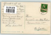 6074 Giswil 1924 Gebrauchsspuren Hotel Pension Krone Kirche