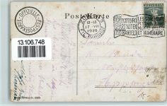 8000 Zürich 1920 Gebrauchsspuren Schützenfest 1907, Zürichsee Vogelschau , sehr gute Erhaltung AK