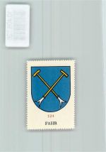 8109 Kloster Fahr - Vignette Wappen Kaffee Hag ca 1920-1940