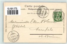 6468 Attinghausen 1901 - Burgruine Portrait von Attinghausen Off PK von der Tellaufführung