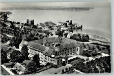 8596 Münsterlingen Foto AK Fliegeraufnahme Krankenhaus