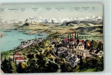 8803 Rüschlikon 1903 Gebrauchsspuren Hotel Kurhaus Belvoir am Zürichsee