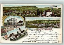8192 Glattfelden 1901 BOAKC Zwirnerei Lithographie