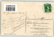 Oberalp 1912 - Kurhaus Oberalpsee Ziegen