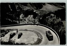 3863 Gadmen - Sustenstraße Wendenwasserbrücke Kurven im Gschletter